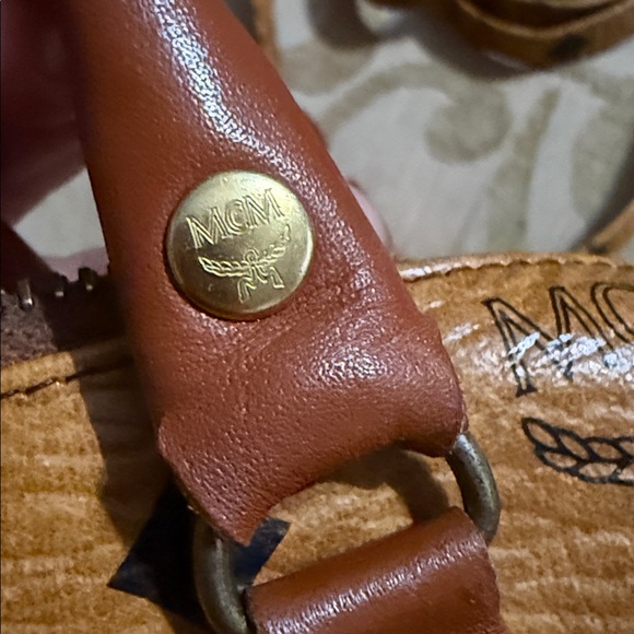 MCM mini Boston with detachable straps with COA preowned - Picture 16 of 16